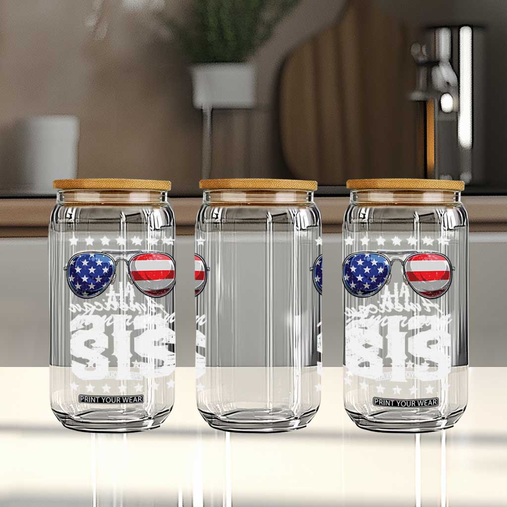 Funny All American Sis 4th Of July Glass Can Family Matching Sunglasses TS11 Print Your Wear