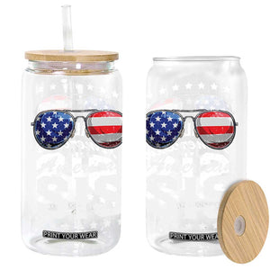 Funny All American Sis 4th Of July Glass Can Family Matching Sunglasses TS11 Black Print Your Wear