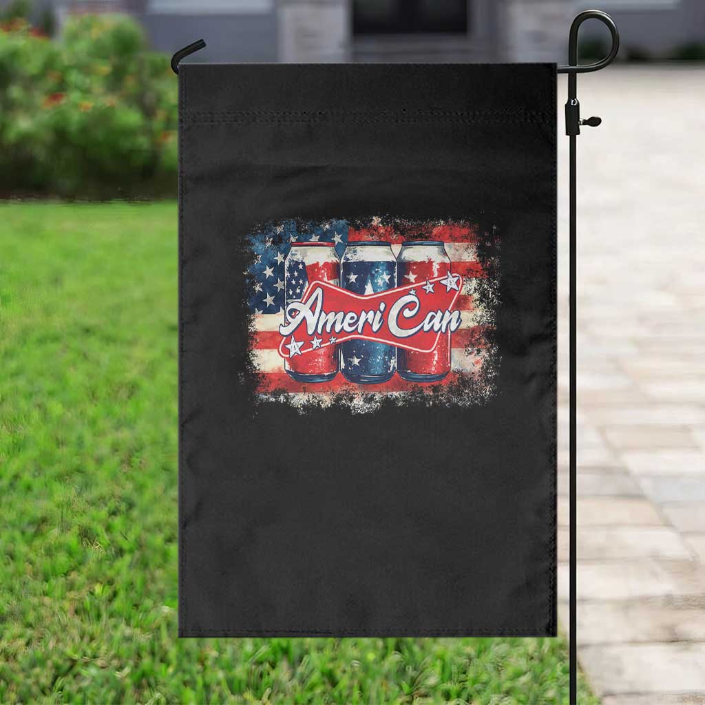 Funny AmeriCan Beer 4th of July Drinking Garden Flag American Flag USA Beer Can TS11 Print Your Wear
