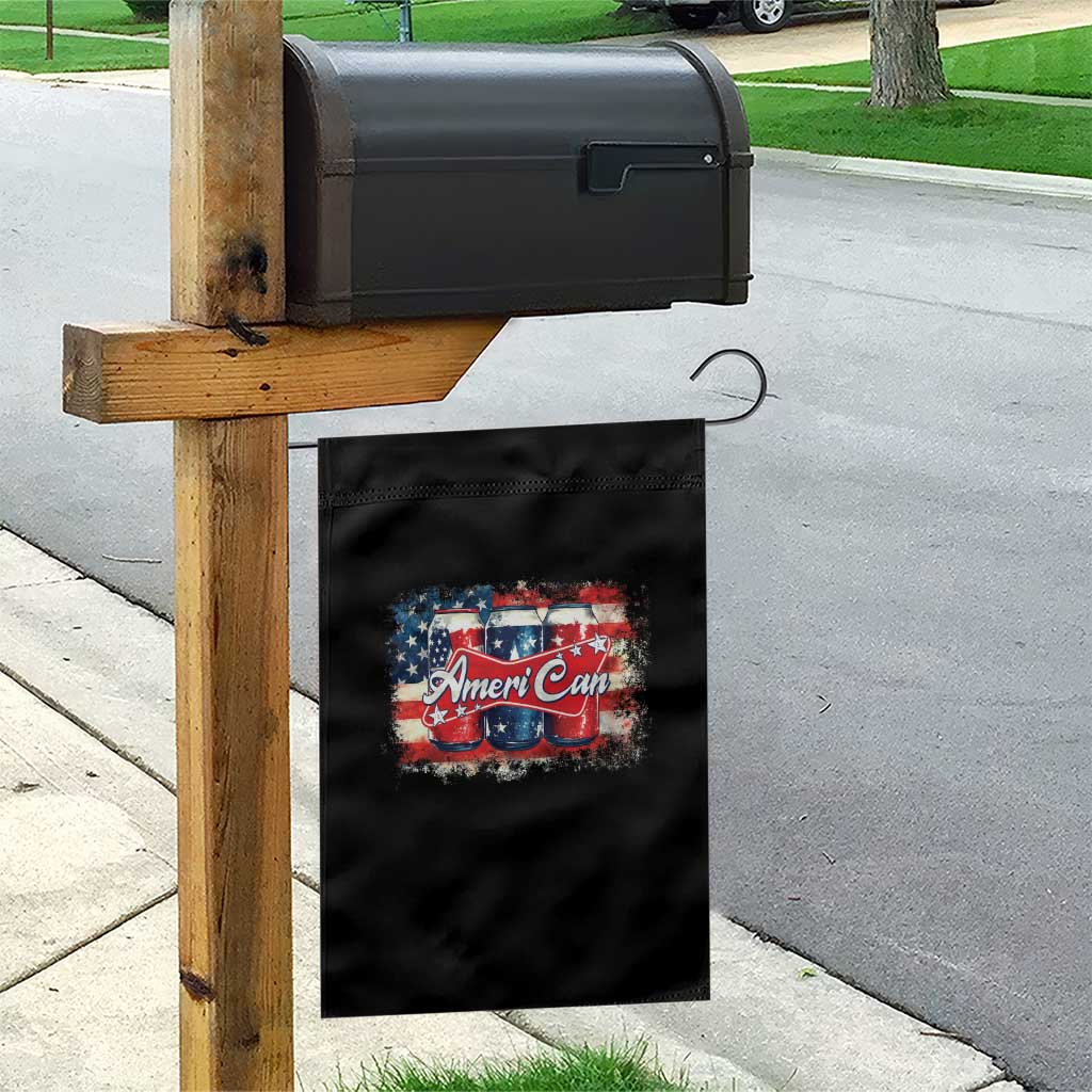 Funny AmeriCan Beer 4th of July Drinking Garden Flag American Flag USA Beer Can TS11 Print Your Wear