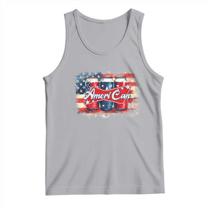 Funny AmeriCan Beer 4th of July Drinking Tank Top American Flag USA Beer Can TS11 Athletic Heather Print Your Wear