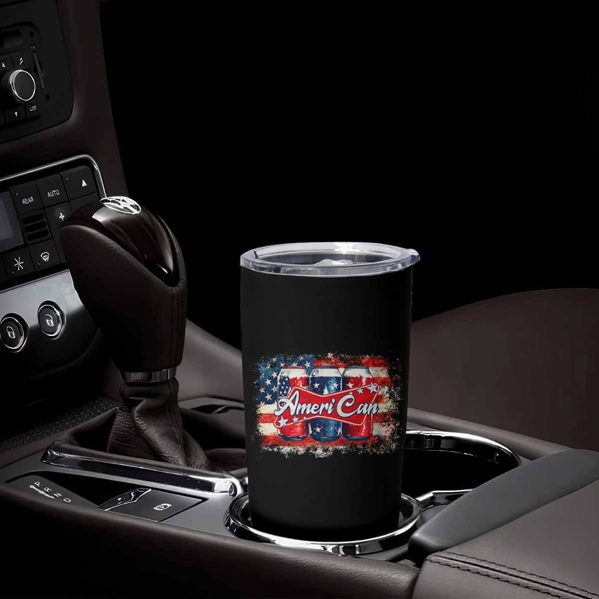 Funny AmeriCan Beer 4th of July Drinking Tumbler Cup American Flag USA Beer Can TS11 Print Your Wear