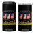 Funny America God Shed His Grace On Thee 4 in 1 Can Cooler Tumbler 4th Of July Christian American Flag TS11 One Size: 16 oz Black Print Your Wear