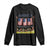 Funny America God Shed His Grace On Thee Long Sleeve Shirt 4th Of July Christian American Flag TS11 Black Print Your Wear