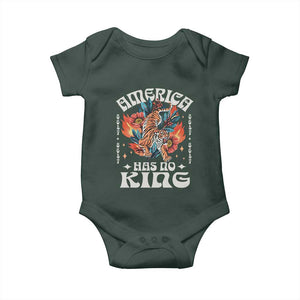Funny America Has No King 8647 Baby Onesie Vintage Boho Orange Tiger TS11 Print Your Wear