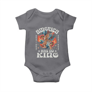 Funny America Has No King 8647 Baby Onesie Vintage Boho Orange Tiger TS11 Charcoal Print Your Wear