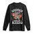 Funny America Has No King 8647 Long Sleeve Shirt Vintage Boho Orange Tiger TS11 Black Print Your Wear