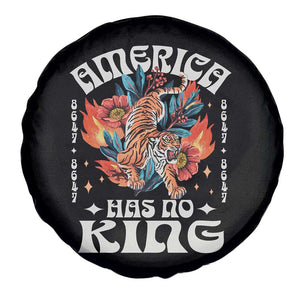 Funny America Has No King 8647 Spare Tire Cover Vintage Boho Orange Tiger TS11 Print Your Wear
