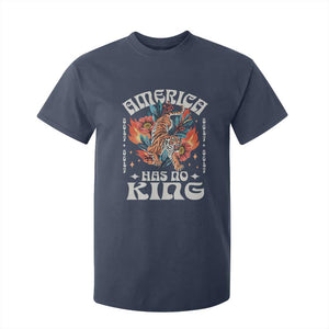Funny America Has No King 8647 T Shirt For Kid Vintage Boho Orange Tiger TS11 Navy Print Your Wear