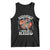 Funny America Has No King 8647 Tank Top Vintage Boho Orange Tiger TS11 Black Print Your Wear
