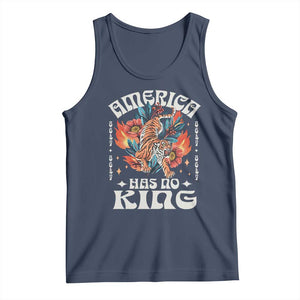 Funny America Has No King 8647 Tank Top Vintage Boho Orange Tiger TS11 Navy Print Your Wear