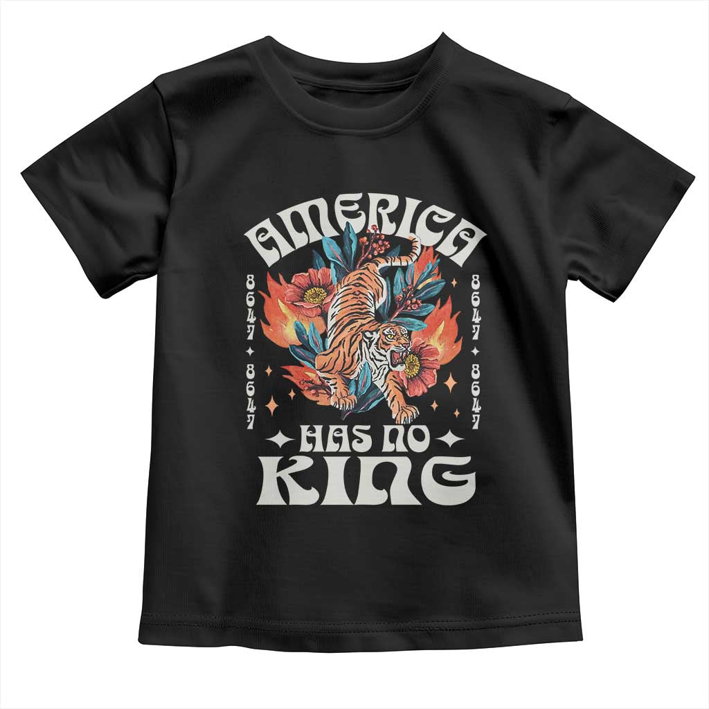 Funny America Has No King 8647 Toddler T Shirt Vintage Boho Orange Tiger TS11 Black Print Your Wear