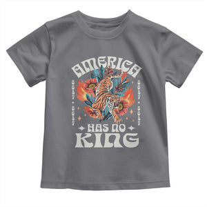 Funny America Has No King 8647 Toddler T Shirt Vintage Boho Orange Tiger TS11 Charcoal Print Your Wear