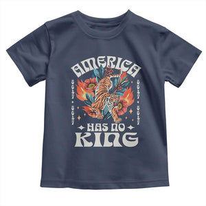 Funny America Has No King 8647 Toddler T Shirt Vintage Boho Orange Tiger TS11 Navy Print Your Wear