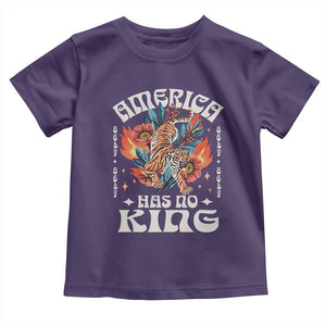 Funny America Has No King 8647 Toddler T Shirt Vintage Boho Orange Tiger TS11 Purple Print Your Wear