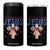 Funny America Needs Jesus 4 in 1 Can Cooler Tumbler 4th Of July Patriotic Christian Coquette Bow TS11 One Size: 16 oz Black Print Your Wear