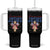 Funny America Needs Jesus Tumbler With Handle 4th Of July Patriotic Christian Coquette Bow TS11 One Size: 40 oz Black Print Your Wear