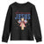 Funny America Needs Jesus Youth Sweatshirt 4th Of July Patriotic Christian Coquette Bow TS11 Black Print Your Wear