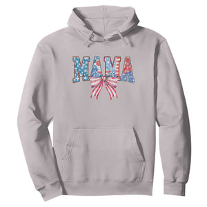 Funny American Patriotic Mama Coquette Hoodie 4th Of July Mother's Day TS11 Ice Gray Print Your Wear
