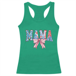 Funny American Patriotic Mama Coquette Racerback Tank Top 4th Of July Mother's Day TS11 Irish Green Print Your Wear