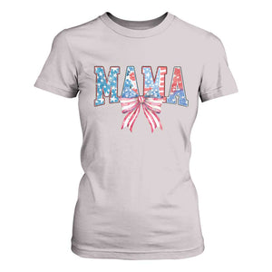 Funny American Patriotic Mama Coquette T Shirt For Women 4th Of July Mother's Day TS11 Ice Gray Print Your Wear