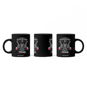 Funny American Texan Coffee Mug I Am A BBQ Eating Beer Drinking Gun Owning Texan TS11 Print Your Wear