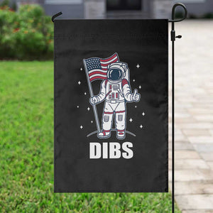 Funny Astronaut Dibs Moon Landing Garden Flag Patriotic Space USA Meme for 4th of July TS10 Print Your Wear