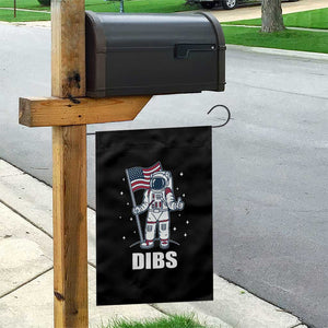 Funny Astronaut Dibs Moon Landing Garden Flag Patriotic Space USA Meme for 4th of July TS10 Print Your Wear