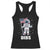 Funny Astronaut Dibs Moon Landing Racerback Tank Top Patriotic Space USA Meme for 4th of July TS10 Black Print Your Wear