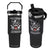 Funny Autistic Raccoon Flip Straw Tumbler I Don't Struggle With Autism TS02 One Size: 30 oz Black Print Your Wear