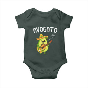 Funny Avocado Cat Avogato Baby Onesie Cinco De Mayo Mexican TS11 Print Your Wear