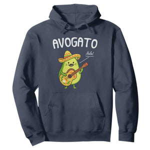 Funny Avocado Cat Avogato Hoodie Cinco De Mayo Mexican TS11 Navy Print Your Wear