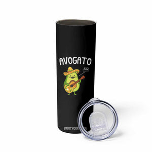 Funny Avocado Cat Avogato Skinny Tumbler Cinco De Mayo Mexican TS11 Print Your Wear