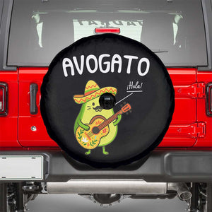Funny Avocado Cat Avogato Spare Tire Cover Cinco De Mayo Mexican TS11 Black Print Your Wear