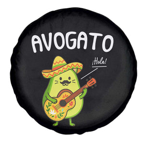 Funny Avocado Cat Avogato Spare Tire Cover Cinco De Mayo Mexican TS11 Print Your Wear