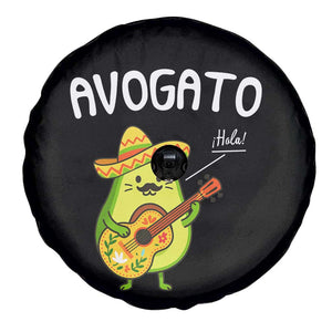 Funny Avocado Cat Avogato Spare Tire Cover Cinco De Mayo Mexican TS11 Print Your Wear