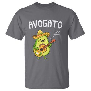 Funny Avocado Cat Avogato T Shirt Cinco De Mayo Mexican TS11 Charcoal Print Your Wear