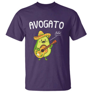 Funny Avocado Cat Avogato T Shirt Cinco De Mayo Mexican TS11 Purple Print Your Wear