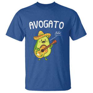Funny Avocado Cat Avogato T Shirt Cinco De Mayo Mexican TS11 Royal Blue Print Your Wear