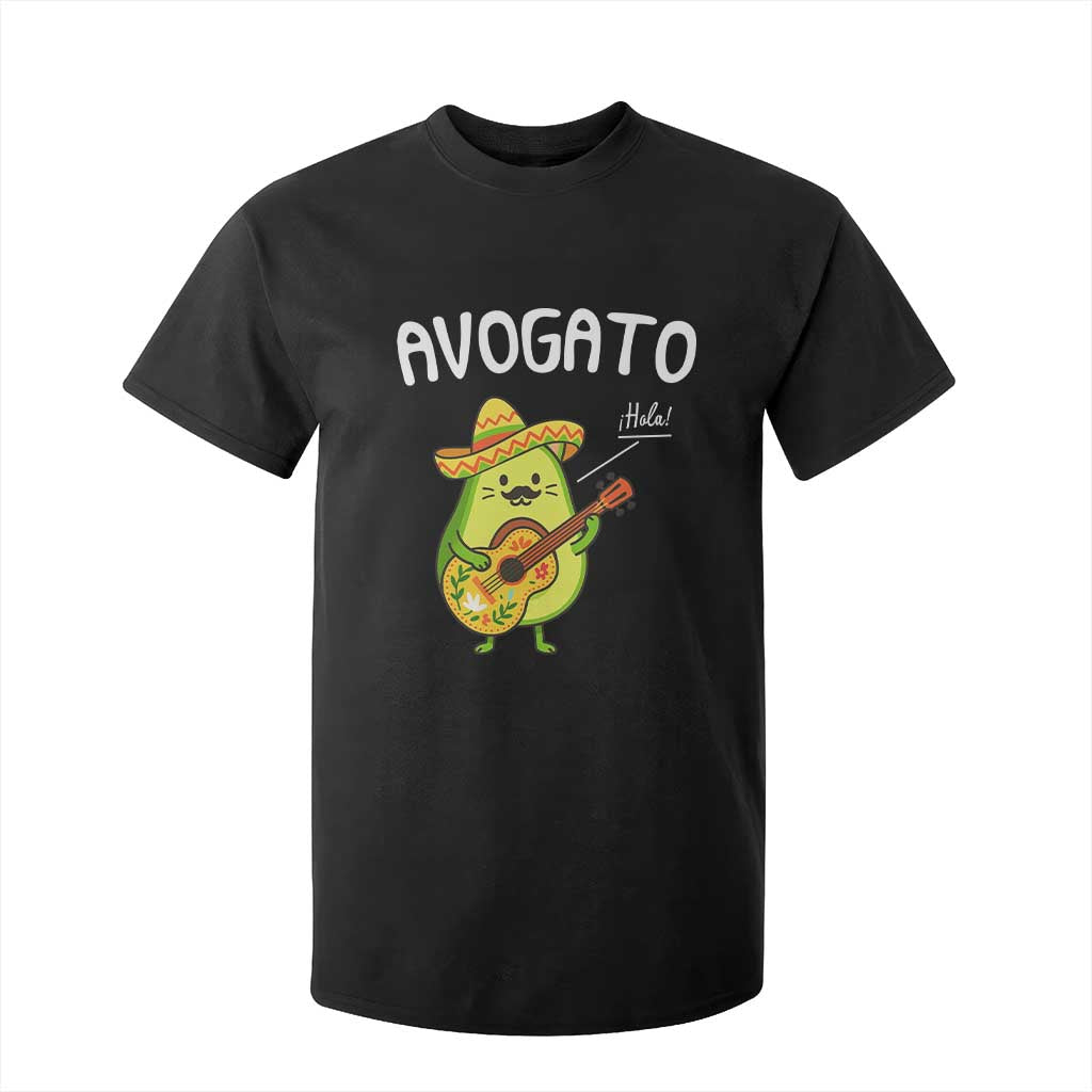 Funny Avocado Cat Avogato T Shirt For Kid Cinco De Mayo Mexican TS11 Black Print Your Wear