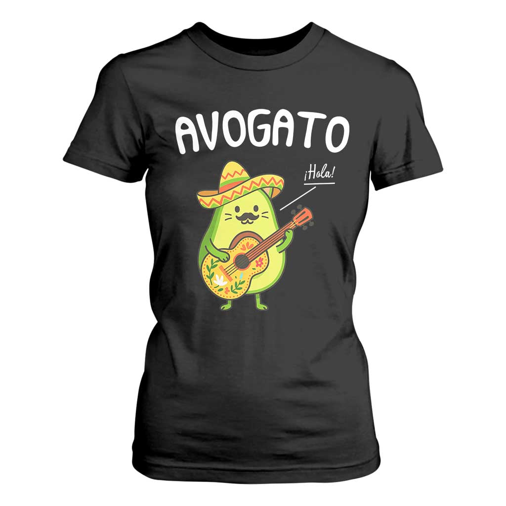 Funny Avocado Cat Avogato T Shirt For Women Cinco De Mayo Mexican TS11 Black Print Your Wear