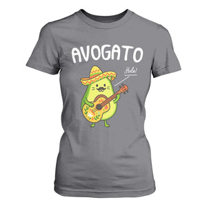 Funny Avocado Cat Avogato T Shirt For Women Cinco De Mayo Mexican TS11 Charcoal Print Your Wear