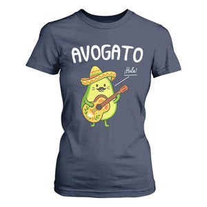 Funny Avocado Cat Avogato T Shirt For Women Cinco De Mayo Mexican TS11 Navy Print Your Wear