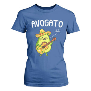Funny Avocado Cat Avogato T Shirt For Women Cinco De Mayo Mexican TS11 Royal Blue Print Your Wear