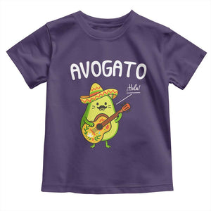 Funny Avocado Cat Avogato Toddler T Shirt Cinco De Mayo Mexican TS11 Purple Print Your Wear