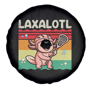 Funny Axolotl Lacrosse LAX Laxalotl Spare Tire Cover Lacrosse Player Retro Vintage TS11 Print Your Wear
