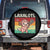 Funny Axolotl Lacrosse LAX Laxalotl Spare Tire Cover Lacrosse Player Retro Vintage TS11 No hole Black Print Your Wear