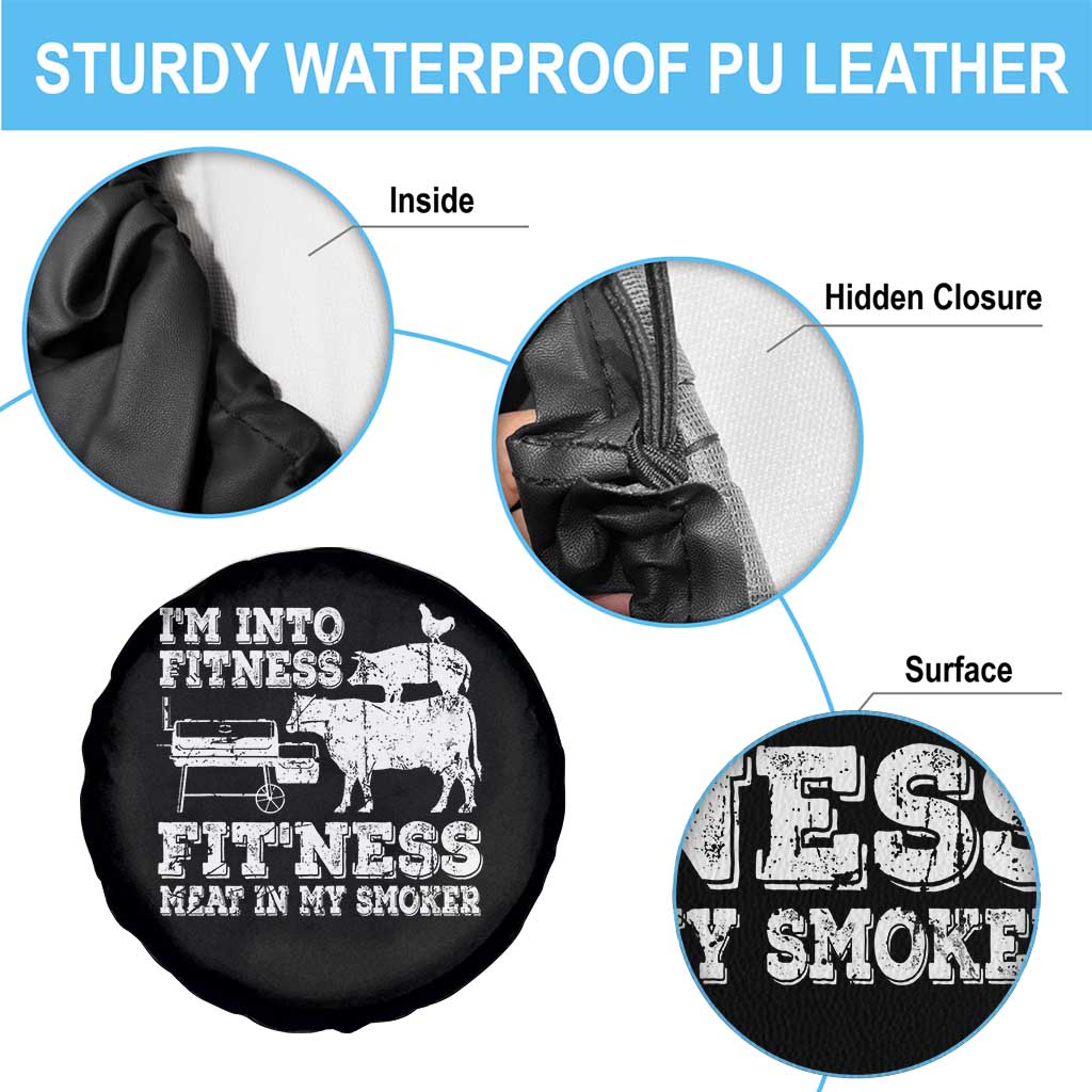 Funny BBQ Spare Tire Cover Meat Smoking Barbeque Griller Grilling Gifts TS10 Print Your Wear