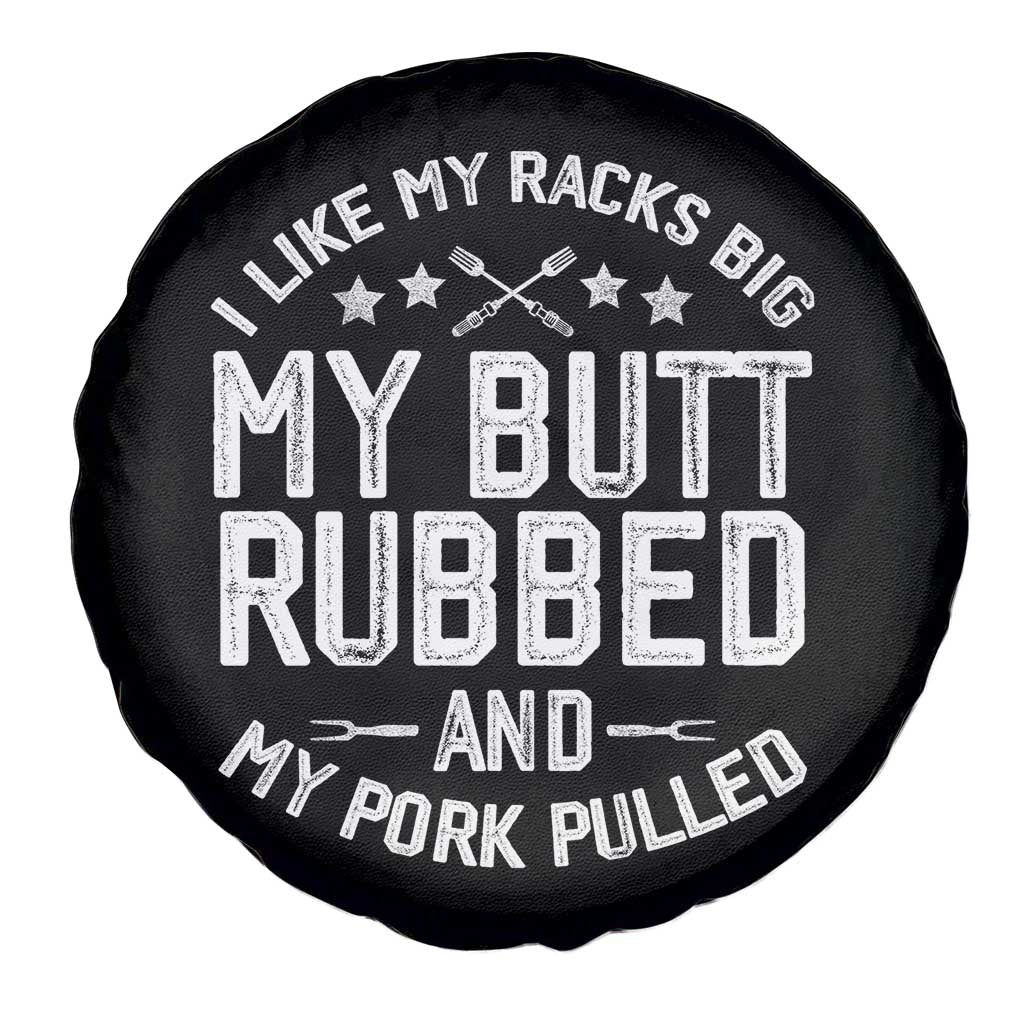 Funny BBQ Spare Tire Cover Pork Rub Smoking Meat Smoker Hilarious Grill Chef Grilling Gift TS10 Print Your Wear