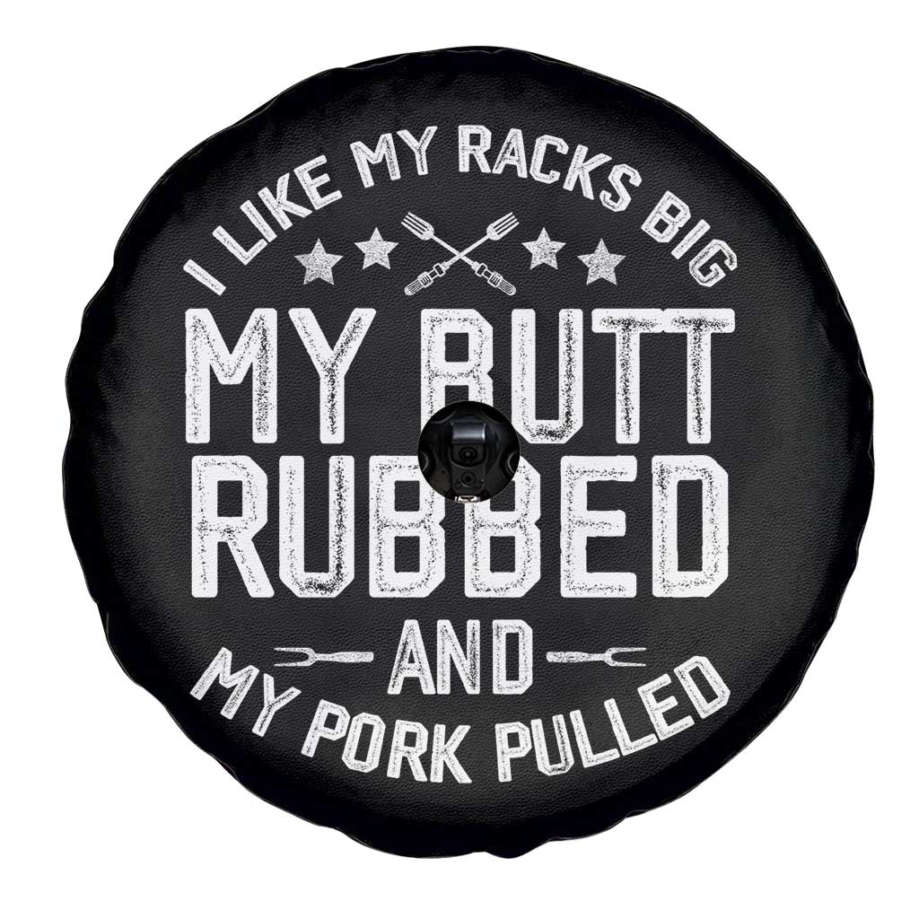 Funny BBQ Spare Tire Cover Pork Rub Smoking Meat Smoker Hilarious Grill Chef Grilling Gift TS10 Print Your Wear